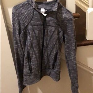 Zip up work out sweater